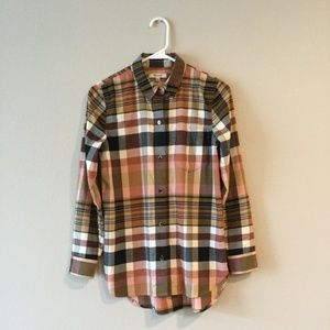 Madewell Tops - Madewell Classic Ex-Boyfriend Plaid Shirt Madewell Tops - Madewell Classic Ex-Boyfriend Plaid Shirt